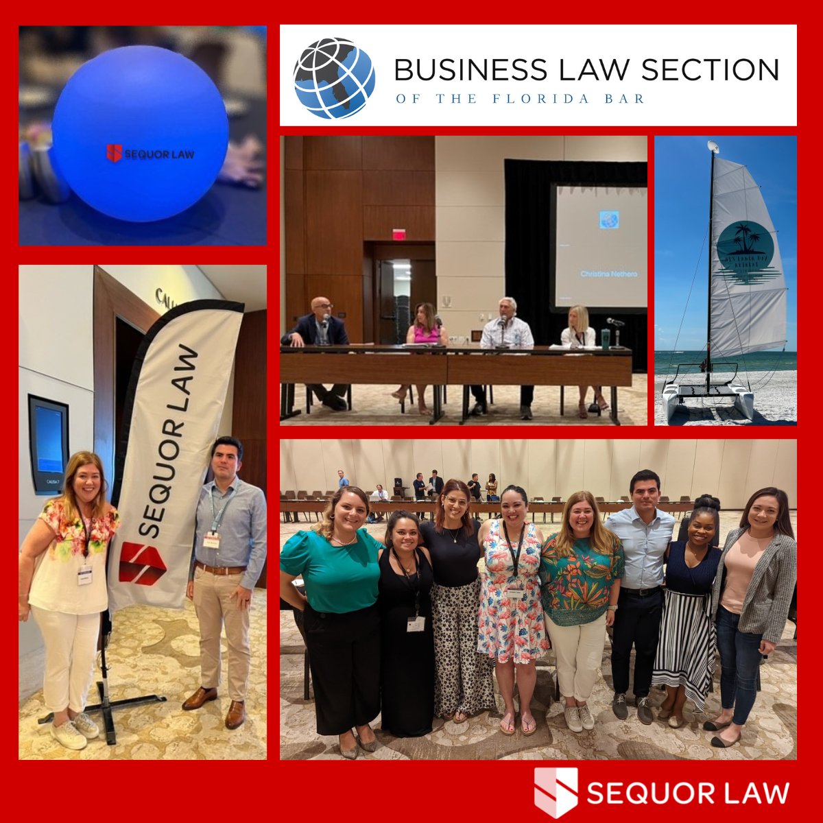 SequorLaw's tweet photo. Sequor Law was happy to once again sponsor the Business Law Section of the Florida Bar Labor Day retreat this past weekend in Marco Island, Florida.
It was great to reconnect with old and new fellow BLS members.
#BusinessLawSection #FLBar #SequorLaw https://t.co/8Ta6dv533W