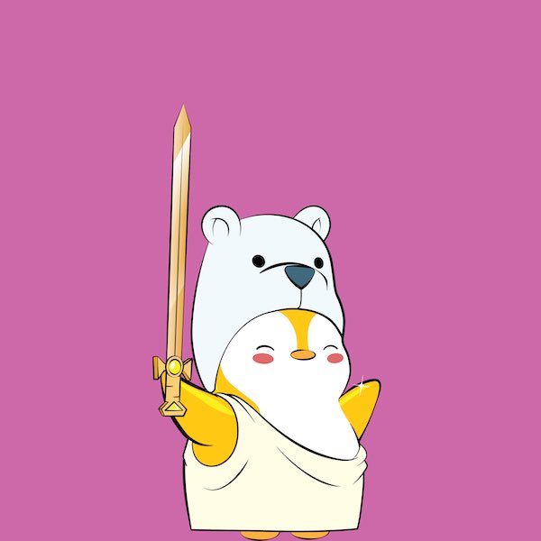 Rotating winnings into <a href="/pudgypenguins/">Pudgy Penguins</a> as always 

I mean look at this lil guy 😍