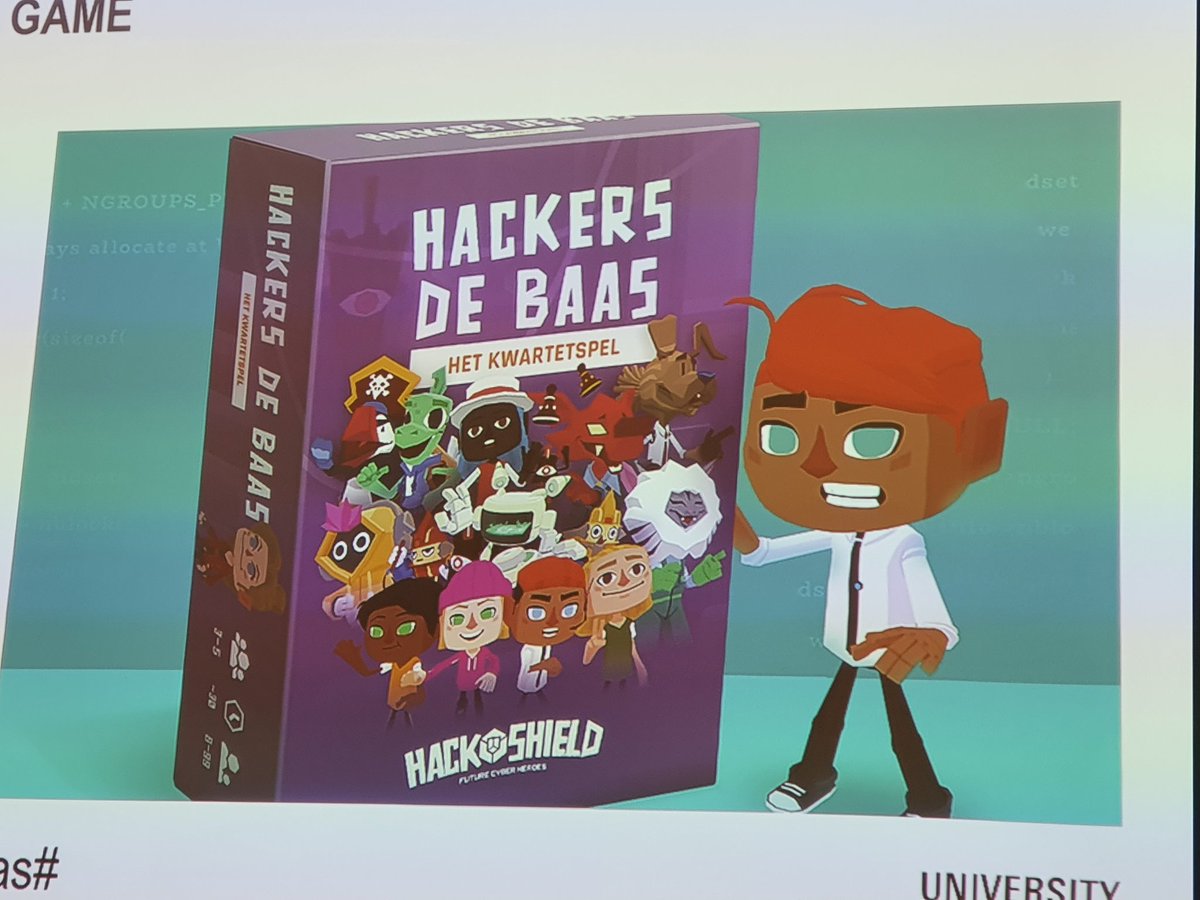 #onderwijsinzicht2022 o.a. info over onderzoek van <a href="/UTwente/">University of Twente (inactive)</a> naar effecten v interventie voor PO lln om hen meer bewust te maken v gevaren op internet.
Nog even geduld dan is het door <a href="/4pip/">Pauline Maas - Writer & Teacher & MIEE & Fellow</a> ontwikkelde kwartetspel bij de lessen te bestellen
nl.joinhackshield.com/nl/competitie/…
#mediawijsheid