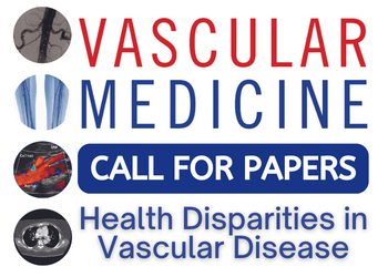 LAST CALL - Vascular Medicine is seeking manuscripts on #healthdisparities in #vasculardisease. 
NOTE: Submission deadline is 9/16!
ow.ly/nnqb50JjIc3 
#callforpapers @SVM_Tweets <a href="/SageClinMed/">Sage Clinical Med</a> <a href="/heatherlgornik/">Heather L Gornik</a> <a href="/ASchmaier/">Alec Schmaier</a>