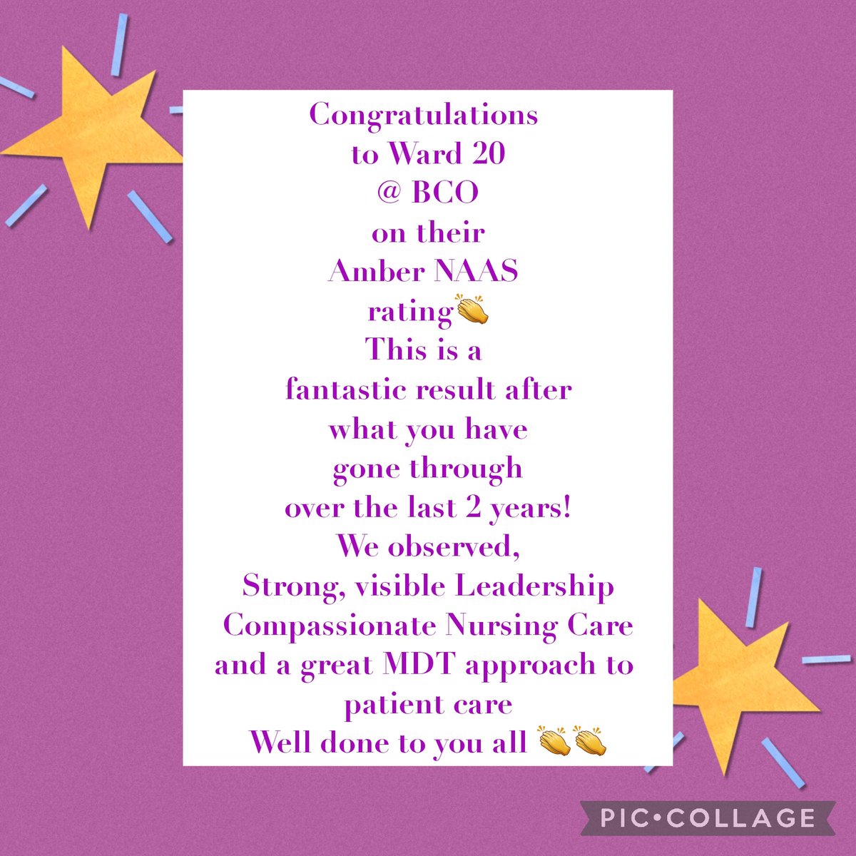 Thank you to Ward 20 <a href="/BuryCO_NHS/">Bury Care Organisation</a> for welcoming us onto their ward to undertake the NAAS assessment. Congratulations on your Amber rating 🧡👏 <a href="/hcarterrje/">helen carter</a> <a href="/jacqui_burrow/">Jacqui Burrow</a>  <a href="/VickT75/">Victoria Thorne</a> <a href="/NCAlliance_NHS/">Northern Care Alliance NHS Foundation Trust (NCA)</a> <a href="/racheyroo22/">Rach Ashworth 🌈💜</a> <a href="/QualityNCA/">Quality Improvement - Northern Care Alliance</a> <a href="/HussamNHS/">Hussam Alattar</a>