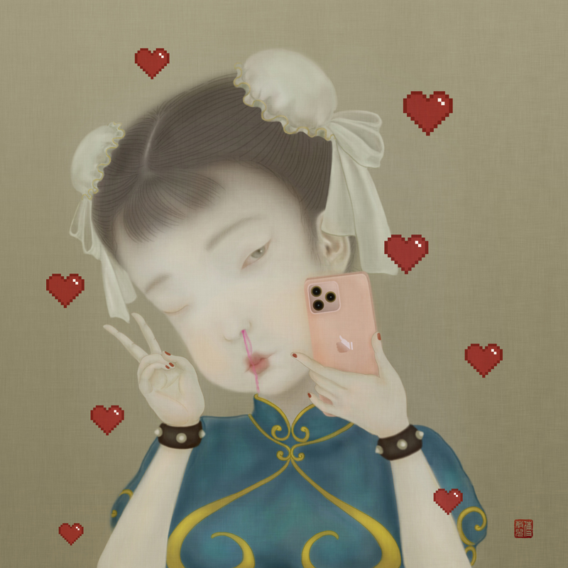 SonyaFu's tweet photo. My piece "Look at Me" for the 17th annual #blabshow curated by Monte Beauchamp opens on 10 Sept 2022 at @CoproGallery @bergamotstation, save the date! https://t.co/a6aUa1EyQI