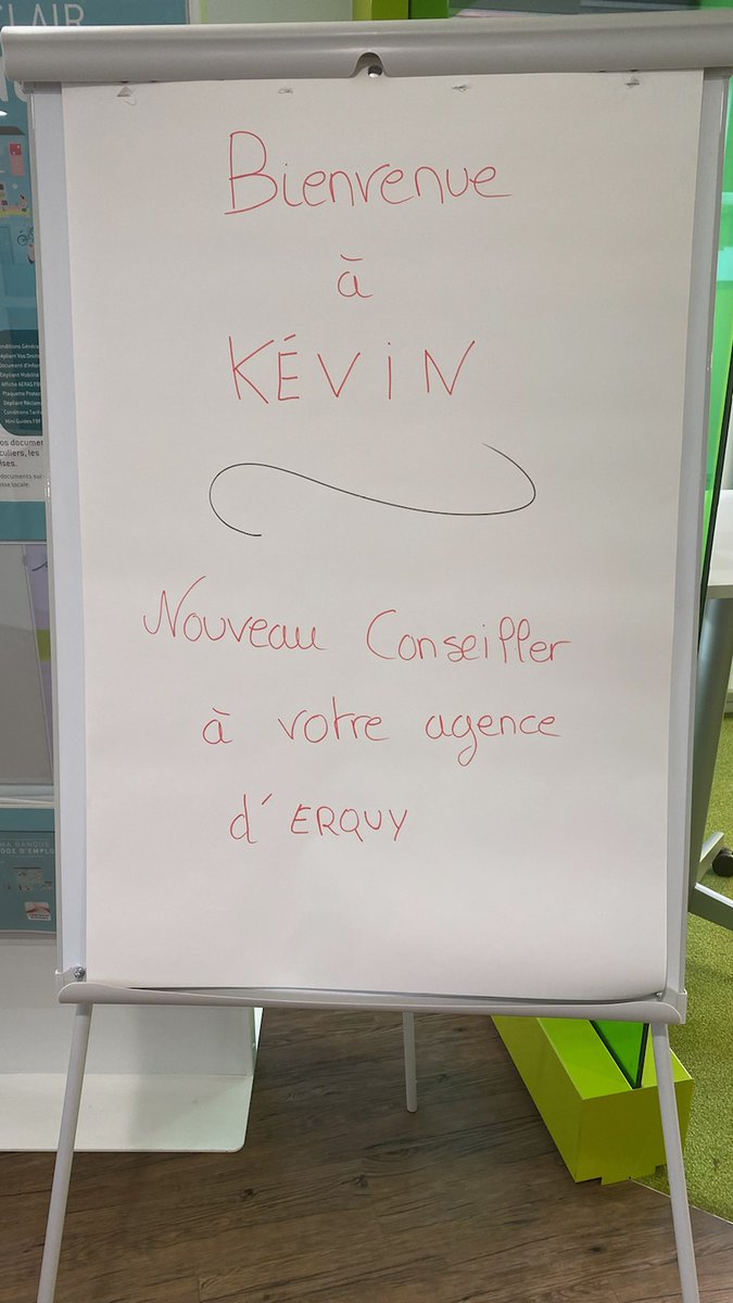 "Nous saurons l'accompagner au sein de notre milieu dynamique et coopératif. Bienvenue Kévin !"