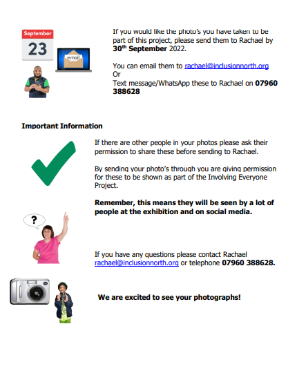 InvolvingPhoto's tweet photo. Thank you so much to everyone to has sent in their photos this week. If you are an autistic person or a person with a learning disability in the North East and you want to get involved in sharing your photographs please click here https://t.co/XFgGSfvUvx 
#PhotoCallOut #NorthEast https://t.co/AsM9Wz7Bmo
