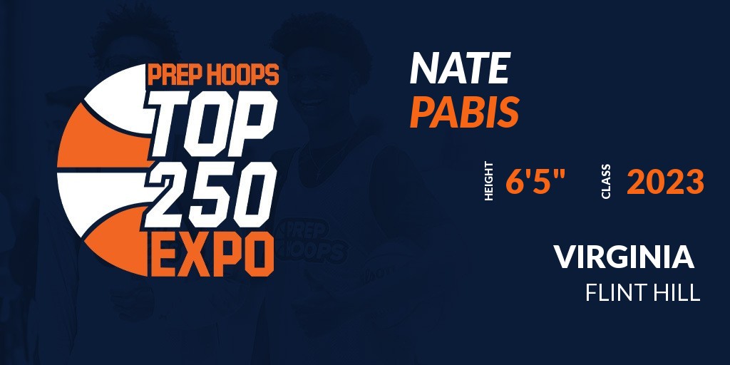 Welcome Class of 2023 Nate Pabis (<a href="/NatePabis/">Nate Pabis</a>) of Flint Hill HS to the <a href="/PrepHoopsMD/">Prep Hoops Maryland</a> <a href="/PrepHoopsVA/">Prep Hoops Virginia</a>  Top 250 Expo @ The St. James. 

🔥🏀 #PHTop250Expo 🏀🔥

Register NOW! 👇  
events.prephoops.com/e/515/register…