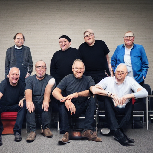 erocdrahs's tweet photo. very much enjoying the "lets get the band back together, one last time" vibe at @dconstruct
(prompt: "middle-aged web designers getting the band back together one last time" by #stableDifusion )
#dconstruct https://t.co/pmA5aNFOjY