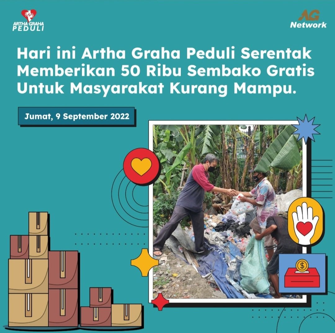 JuliusFSihotang's tweet photo. #BansosAGP
#BLTArthaGraha
#TerimakasihArthaGraha 
#ArthaGrahaPeduli
#bankarthagrahainternasional
#agicash
#agpeduli https://t.co/yKVOyEdp89