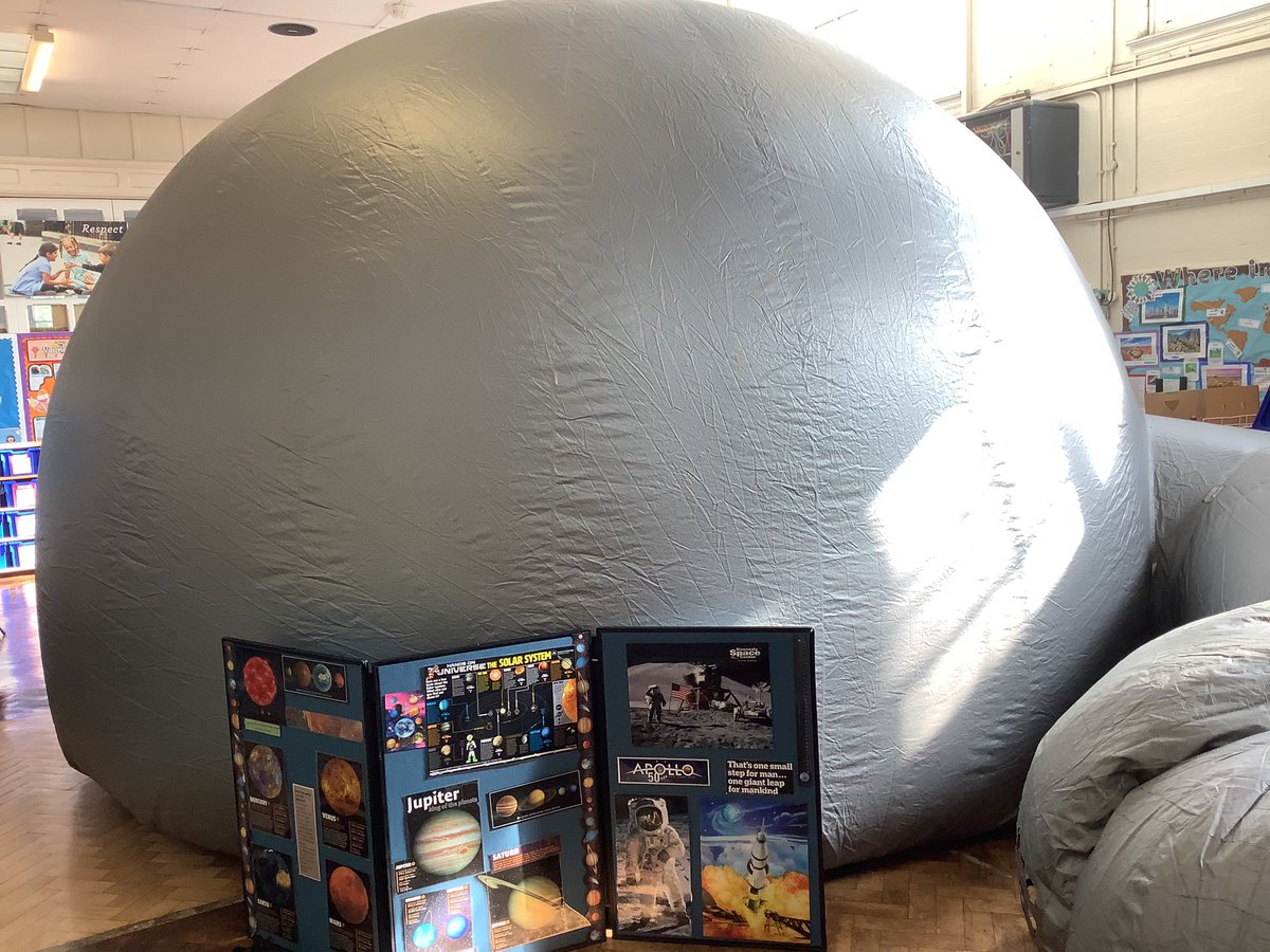 The Planetarium came to Lady Bay today. Great way to enrich the year 2 topic.