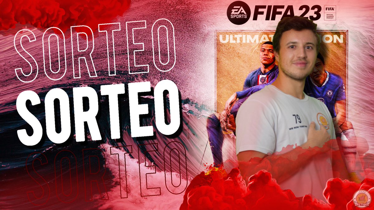 🚨 🇸​​​​​🇴​​​​​🇷​​​​​🇹​​​​​🇪​​​​​🇴​​​​​ 🚨
Queremos agradecer el apoyo de la temporada pasada sorteando un FIFA 23 bastante fresco 😎🤙 (versión ps4).
𝑹𝒆𝒒𝒖𝒊𝒔𝒊𝒕𝒐𝒔 𝒑𝒂𝒓𝒂 𝒑𝒂𝒓𝒕𝒊𝒄𝒊𝒑𝒂𝒓:
1️⃣ RT
2️⃣ Follow

20/09/22 🗓️ saldrá el ganador 📩
