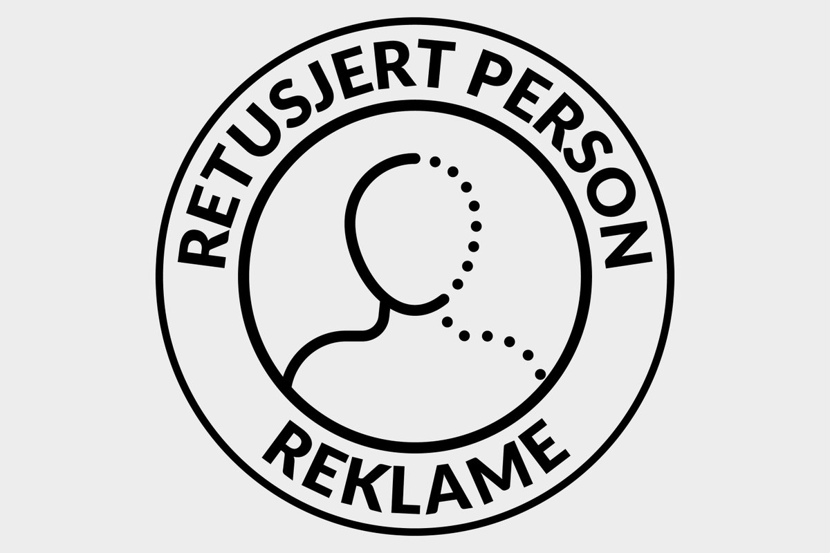 Grafill's tweet image. Jobber du med utforming av reklame eller markedsføring av produkter og tjenester? Da må du være oppmerksom på den nye plikten til å merke retusjerte bilder og filmer.  grafill.no/nyheter/na-ska…