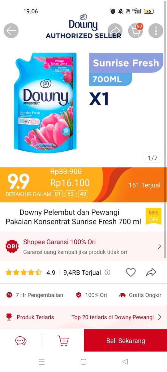 destimysr's tweet photo. @RacunBelanja Lumayan min https://t.co/n9Zjwx0HX8