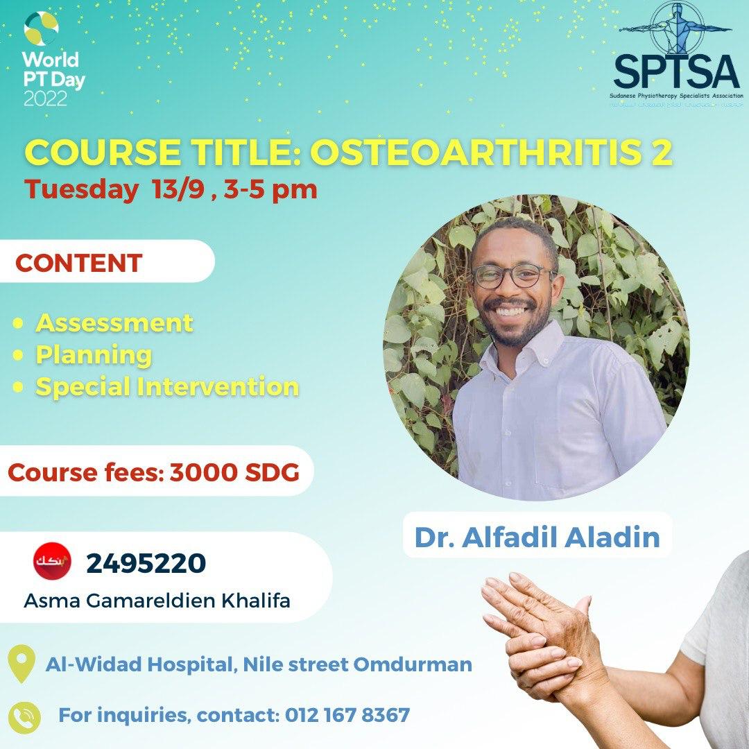 FeedoZeePT's tweet photo. For International Day of Physiotherapy, the Sudanese Physiotherapists Association is providing a number of training workshops.

Special thanks to the association and the executive manager: @AsmaaSHAHEEN_ 🌻✌️

#Physiotherapists_Rehabilitation_Project

#World_Physiotherapy_Day https://t.co/c4jxeJ3M5h