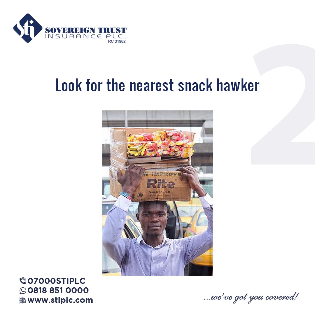 trafficbutter's tweet photo. "@stinigeriaplc: Being stuck in traffic can be tedious, comment below your answer, tell us your answer if it’s not amongst our options. #SovereignTrustInsurance #MotorInsurance https://t.co/TquCVCQbJp