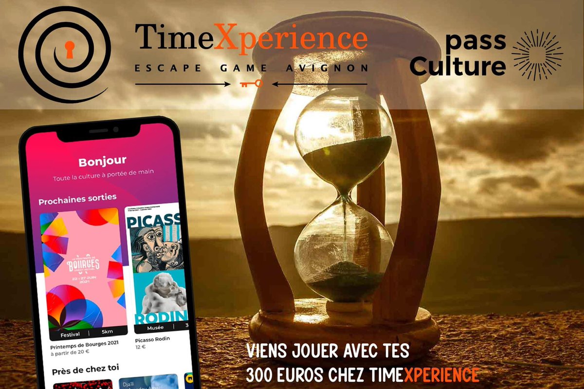 TimeXperience84's tweet photo. Chèques Vacances ✅ Pass Culture
𝗣𝗲𝗻𝘀𝗲𝘇 à 𝗿é𝘀𝗲𝗿𝘃𝗲𝗿 𝘃𝗼𝘁𝗿𝗲 𝗺𝗶𝘀𝘀𝗶𝗼𝗻 𝗰𝗵𝗲𝘇 𝗧𝗶𝗺𝗲𝗫𝗽𝗲𝗿𝗶𝗲𝗻𝗰𝗲 🗝 

- Mission Crazy Saloon 🐴 
- Mission Black Virus ⚠️ 
- Mission Base C-18 🚨

https://t.co/e8Pfj1ukCO https://t.co/mVub5CNKSS