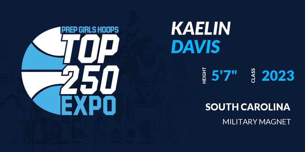 Prep Girls Hoops South Carolina (@pgh_scarolina) on Twitter photo Welcome Class of 2023 Kaelin Davis (<a href="/KaelinDavis2/">Kaelin Davis</a>) of Military Magnet HS to the <a href="/PGH_SCarolina/">Prep Girls Hoops South Carolina</a> Top 250 Expo @ John T. Rhodes Myrtle Beach Sports Center.
🔥🏀 #PGHSouthCarolinaTop250 🏀🔥
More Info! 👇
events.prepgirlshoops.com/e/538/register… Welcome Class of 2023 Kaelin Davis (<a href="/KaelinDavis2/">Kaelin Davis</a>) of Military Magnet HS to the <a href="/PGH_SCarolina/">Prep Girls Hoops South Carolina</a> Top 250 Expo @ John T. Rhodes Myrtle Beach Sports Center.
🔥🏀 #PGHSouthCarolinaTop250 🏀🔥
More Info! 👇
events.prepgirlshoops.com/e/538/register…