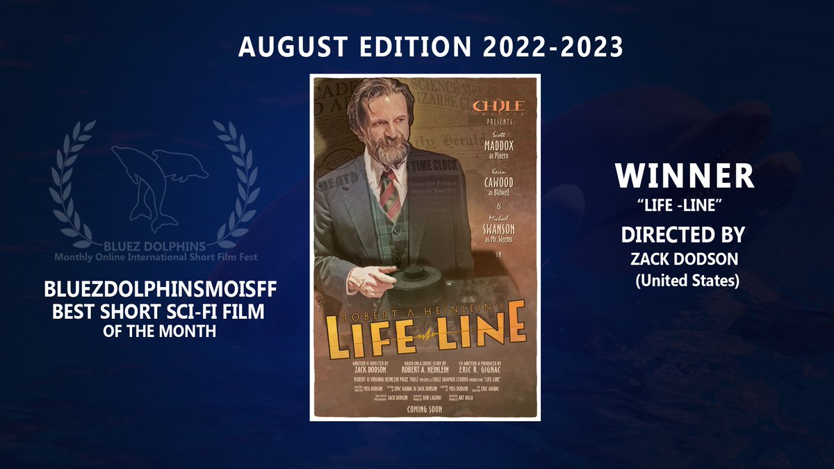 BLUEZ DOLPHINS - MONTHLY ONLINE INTERNATIONAL SHORT FILM FEST: WINNERS OF AUGUST EDITION 2022-2023.
Congratulations!!!!