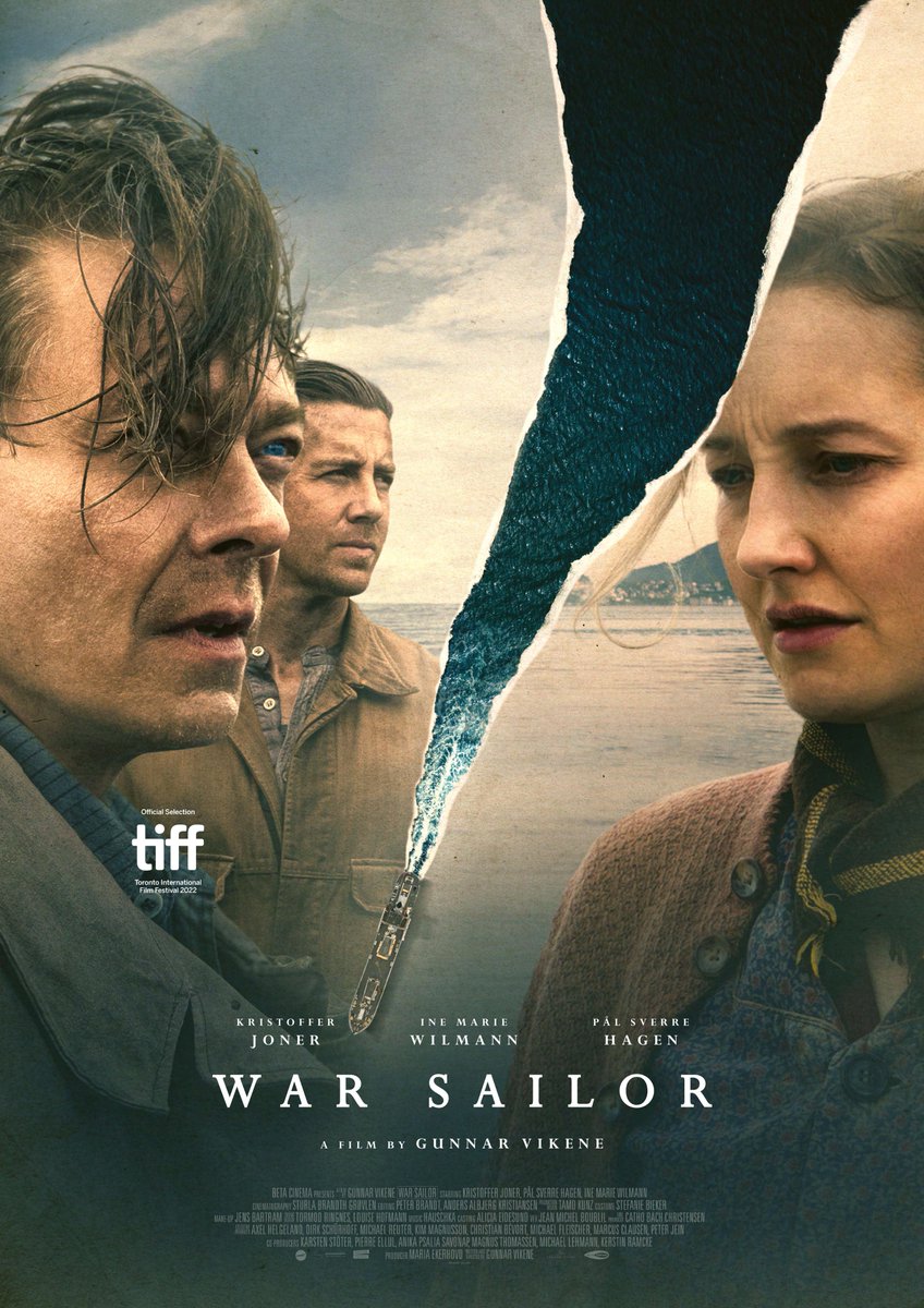 War Sailor by Gunnar Vikene, the most expensive Norwegian film ever made, has its international premier today @TIFF_NET! We are awfully excited to see it take the international stage tonight! 🎉🎉🎉