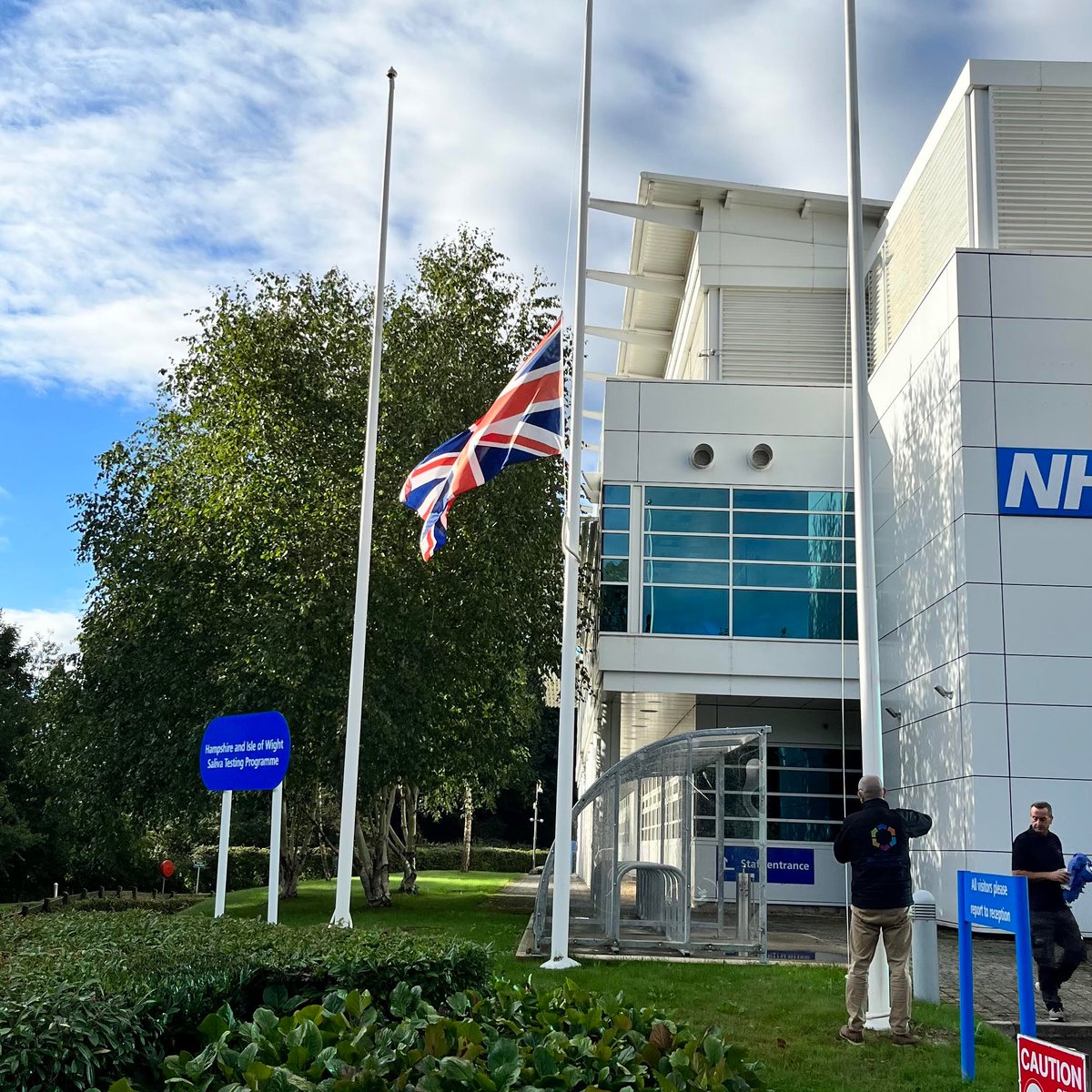 Lowering our flag to half-mast brings a moment of great sadness. 

We take this moment to reflect and thank our Queen for her incredible 70 years of service.