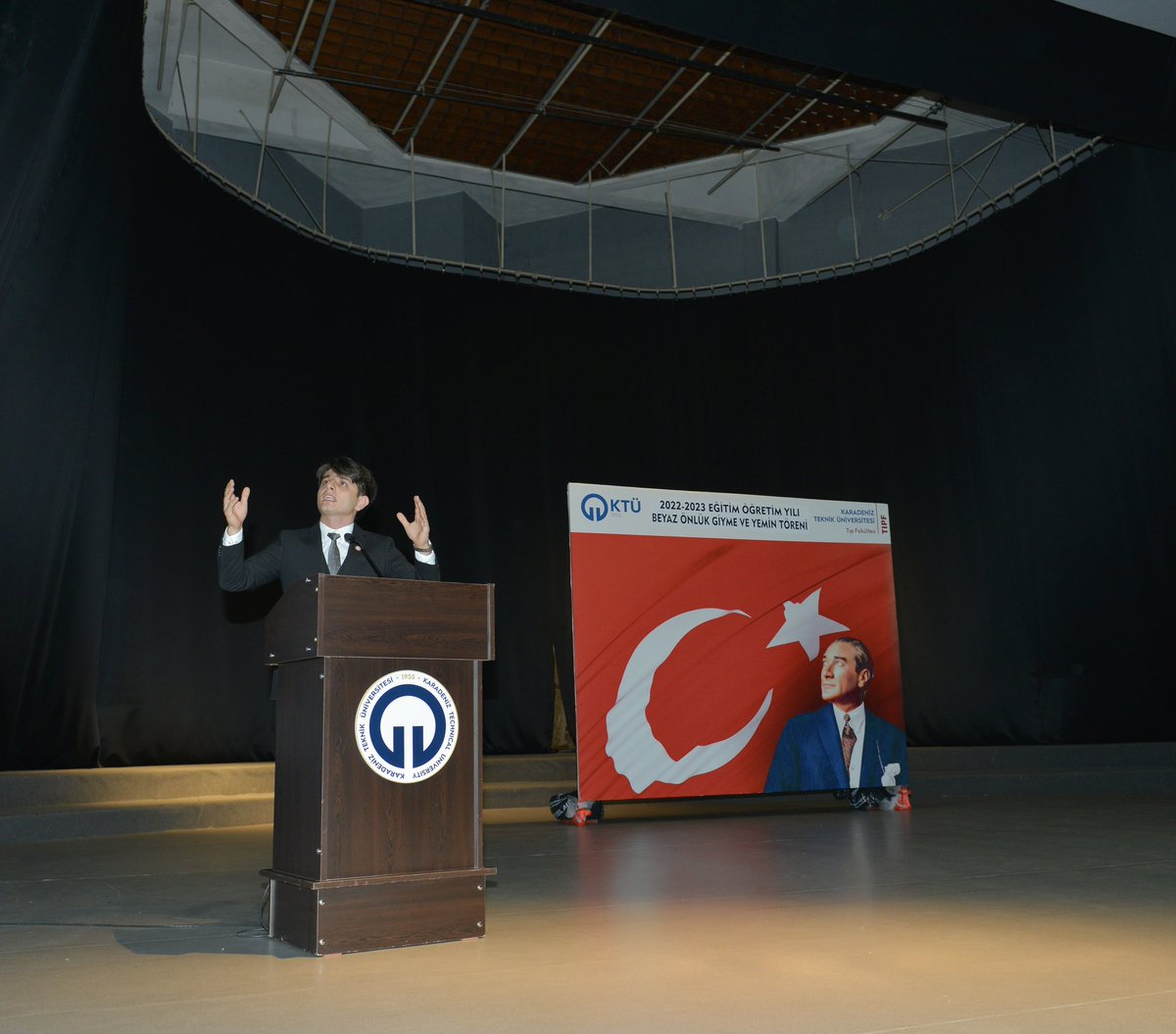 Beyaz önlük giyme töreni <a href="/tcktu1955/">KTÜ</a>