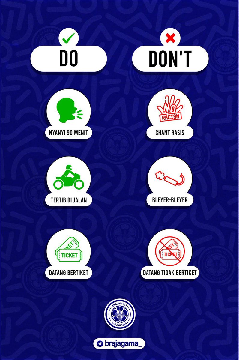 Menyambut laga esok, harapannya menjadi momen untuk menuju ke arah yang lebih baik. Mulai dari diri sendiri, mari ciptakan suasana yang aman dan nyaman bagi siapapun.