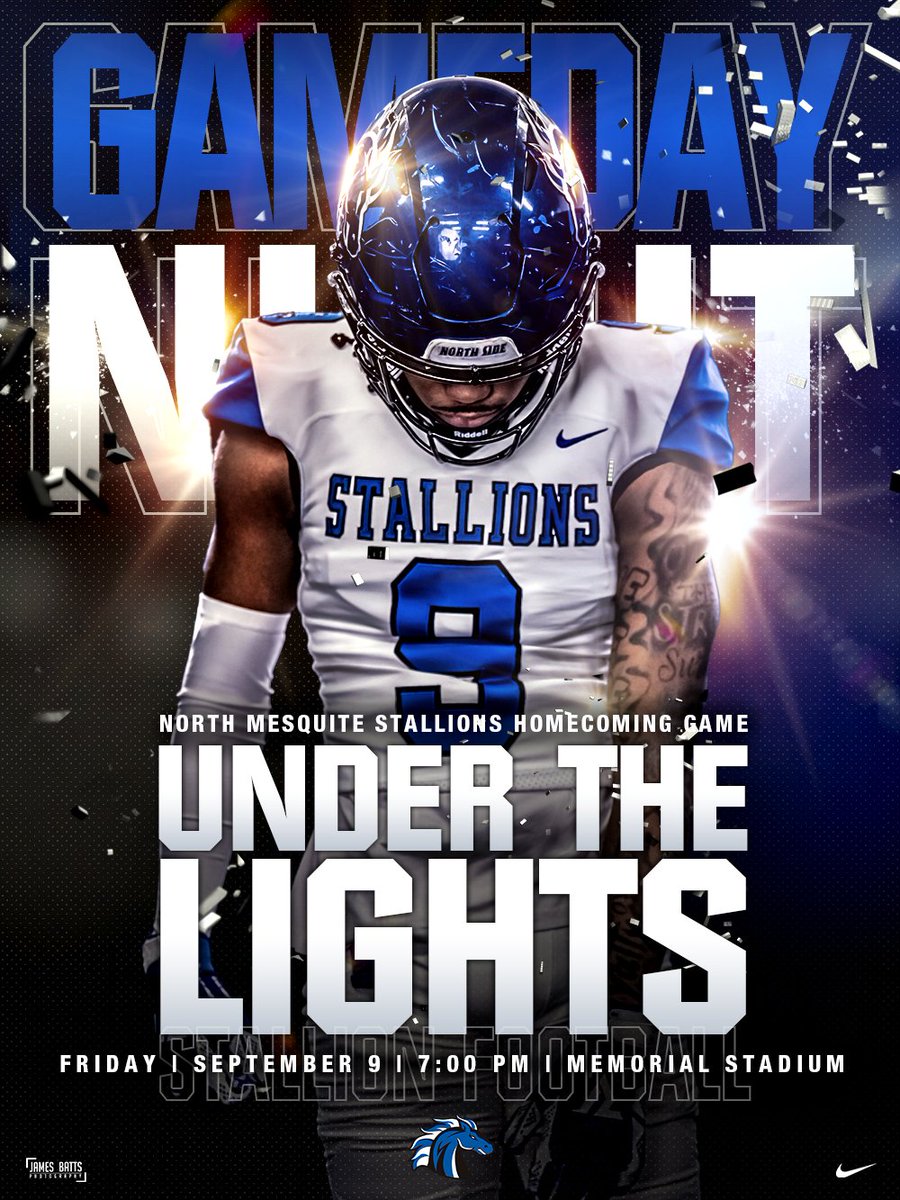 ~~Stallion Nation~~
Come out tonight and join in on all the fun for your Stallions Homecoming game! -Blac