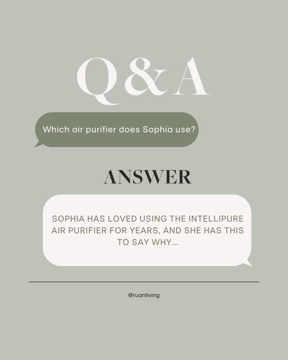 Sophia has loved using the <a href="/Intellipure/">Intellipure</a> air purifier for years, and she has this to say why:

"My research on Intellipure has been comprehensive. While I did not research others nearly as much, I kept digging deeper into Intellipure because I increasingly liked what I learned."