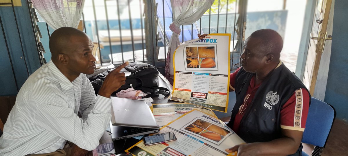 Sensitization of clinicians at Comprehensive Health Centre Nto Edino in Obot Akara on monkeypox and presentation of IEC materials to aid surveillance @UncommonAKS