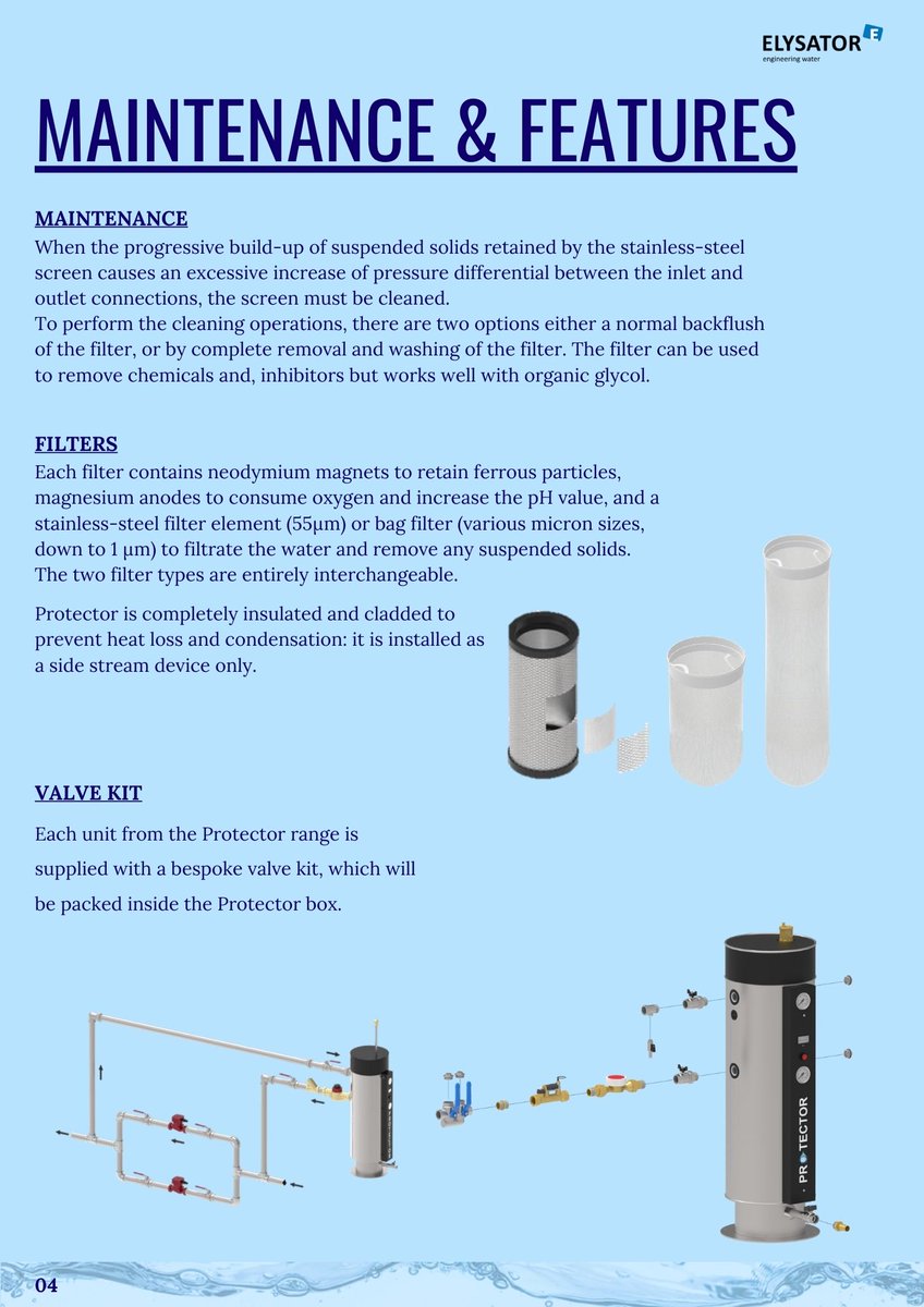THE NEXT GENERATION OF ELECTROCHEMISTRY – We're pleased to announce the release of our IWTM Protector, the P10, P25, P40 and P70 cover system capacities from 5000 to 70,000 litres. The P120 for systems up to 120,000 will follow early in 2023.
 #vdi2035 #chemicalfreewatertreatment