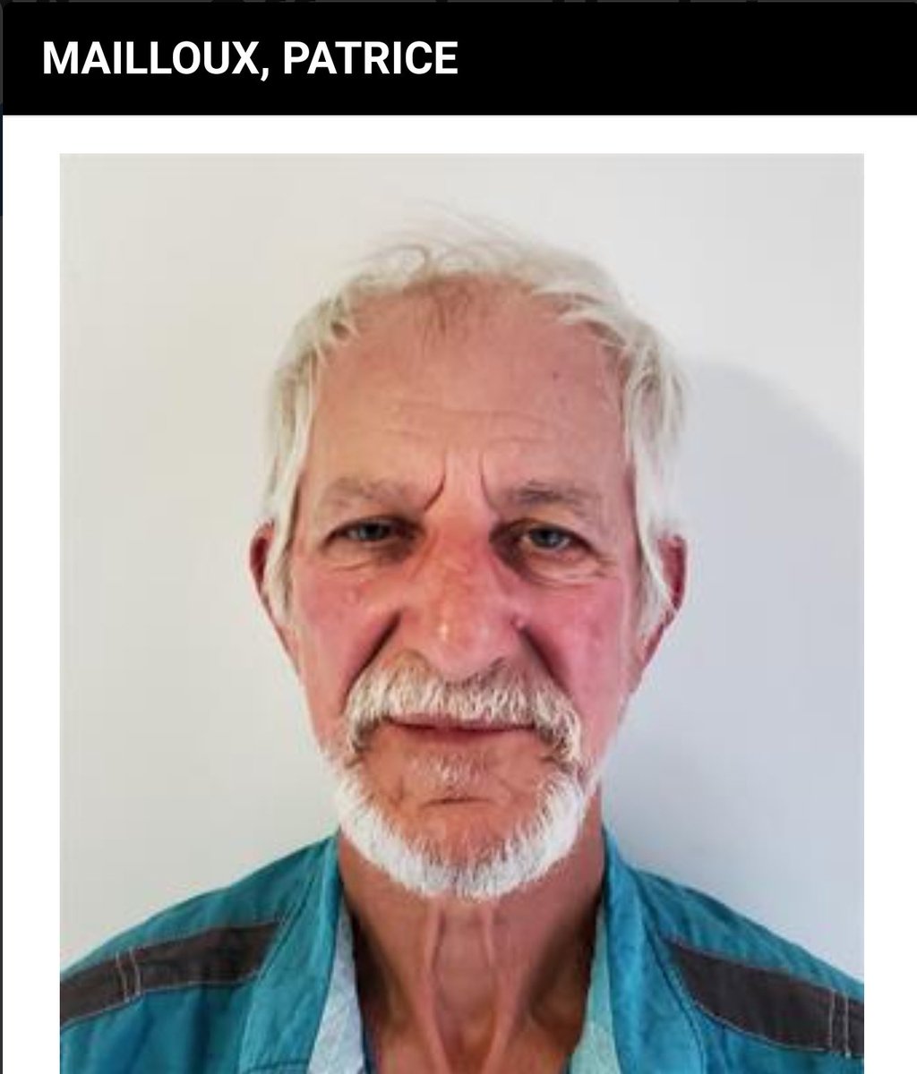 monctonSJlawyer's tweet image. This is Patrice Mailloux who murdered 16 year old Laura Davis on St George St in 1987. He is at large. There seems to be little the RCMP are doing to promote media or his capture. He would be as dangerous to the public today as he was then. Age doesn’t mellow psychopaths.