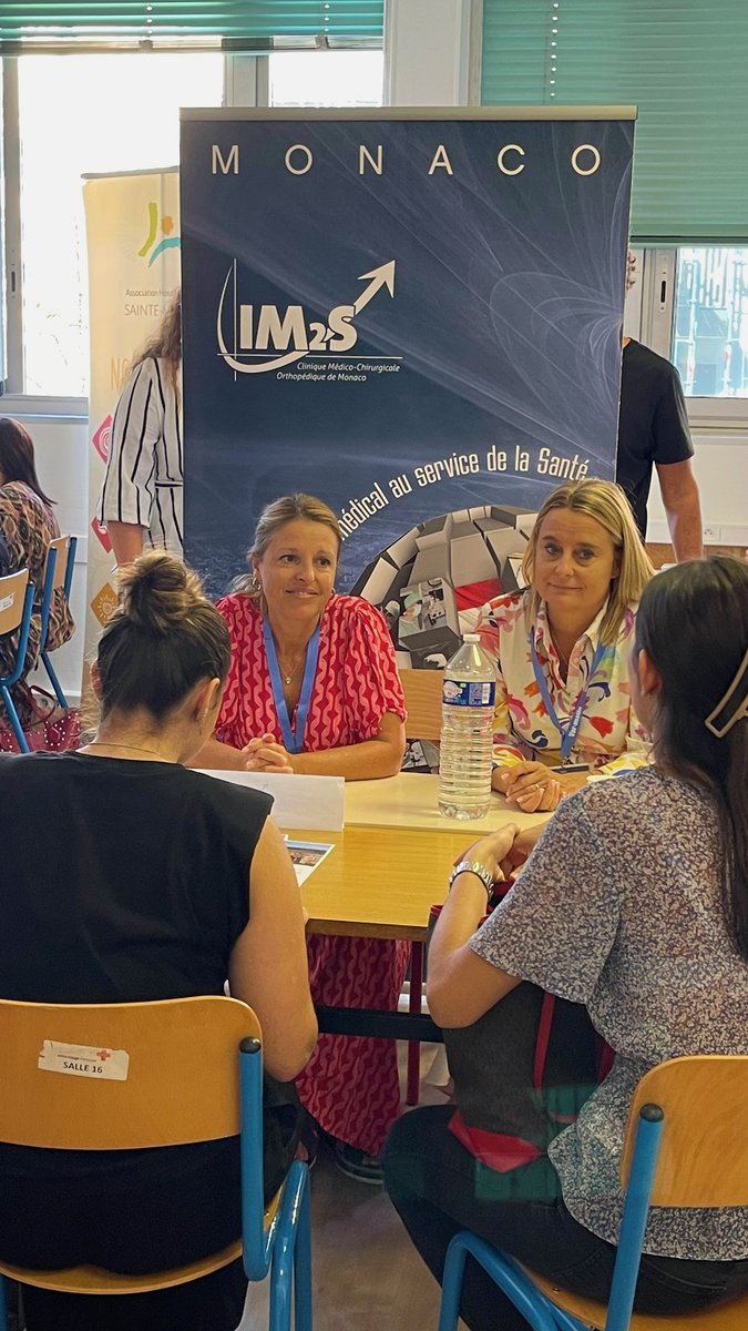 IM2S's tweet image. L'IM2S était ce matin partenaire du Hub Santé @Nice_Matin  organisé à @IrfssNice autour de la thématique “Formation aux métiers de la santé : Quels leviers pour un avenir professionnel épanoui ?”.
Nombreux échanges avec les étudiants suivi d'un #jobdating . Top organisation merci