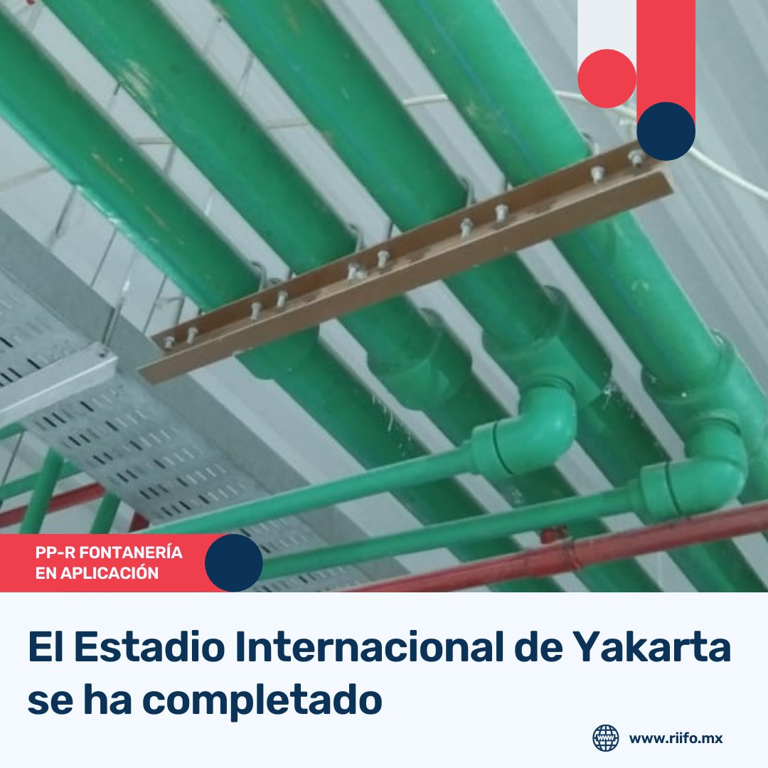 riifo_mx's tweet photo. El Estadio Internacional de Yakarta se ha completado. 👍
Como proveedor de #pprsistema, RIIFO Indonesia suministra productos de #tubería de alta calidad a tiempo. ¡Esto es apoyado por nuestro inventario local suficiente y red logística eficiente! https://t.co/AXHGcdqUbH