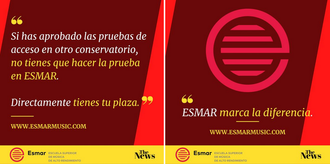esmar_jazz's tweet photo. 🎓 Si has aprobado prueba de acceso en otro #conservatorio, y te has quedado sin plaza, puedes matricularte directamente en ESMAR. No tienes que repetir prueba de acceso. https://t.co/r5mlmo3FkN - https://t.co/Y34URMXlPa TITULO SUPERIOR DE #MÚSICA. INTERPRETACIÓN. #conservatorio https://t.co/HF6W2qkrVz