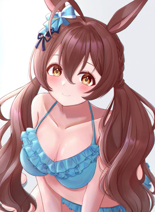 ヘアアレンジしてみました〜#ウマ娘 #メジロブライト 