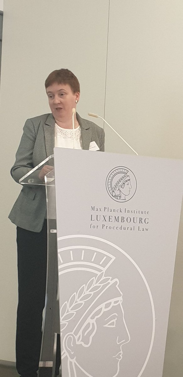 MPI_Luxembourg's tweet photo. The 4th panel concentrates on jurisdiction and pendency – concrete reform proposals, with Krzysztof Pacula &amp; Marta Requejo Isidro @EUCourtPress, Viktória Harsági @PazmanyU, @burkhard_hess @MPI_Luxembourg and is chaired by @GAVClaw @KU_Leuven https://t.co/iJvLr0bIMe