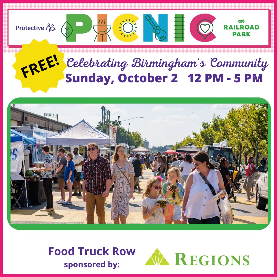 Railroad Park on Twitter "What's a picnic without great food? Join us
