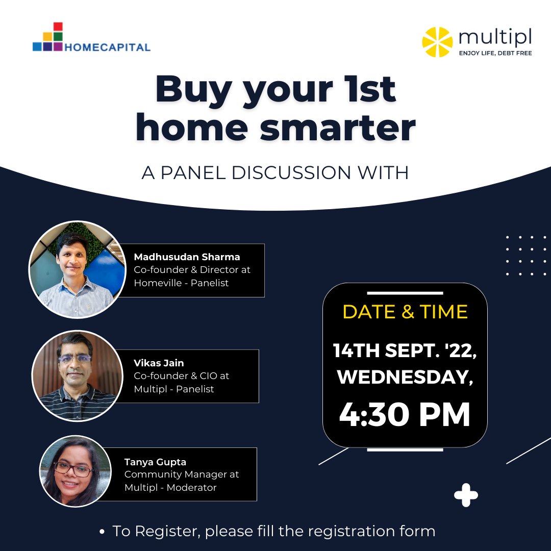 MultiplMovement's tweet photo. Block your calendars for 14th September, 4.30 PM

Register and get advice from the experts themselves

Registration form: https://t.co/535YgjXoUQ

#webinar #multiplmovement #Multipl #DebtFreemovement #event https://t.co/bKOezMYv07
