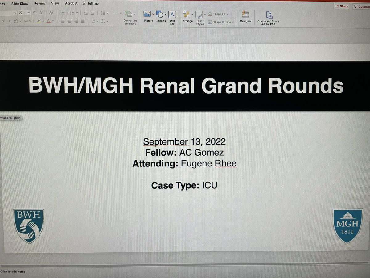 Grand rounds. Because if you let a fellow custom make an albumin based cvvhd bath, she’s going to ask to give a talk about it. #nephrologyeducation #renalgrandrounds #ifyougiveamouseacookie