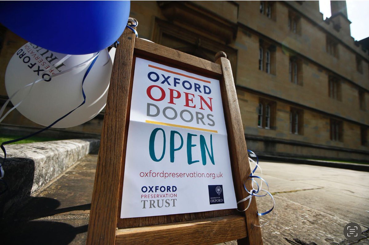 Oxford Open Doors begins today! Spaces across Oxford that are normally closed to the public, or hard to get into and nose around will be freely available for visitors to explore. Take a look at our blog for more info: dailyinfo.co.uk/blog/17795/oxf… 📸Ed Nix
