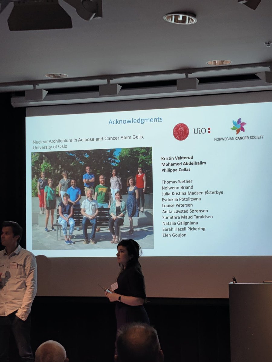 Very happy to have presented my work today about Lamins and EMT in breast cancer.  #OsloEpigenetics2022
 @collas_lab
