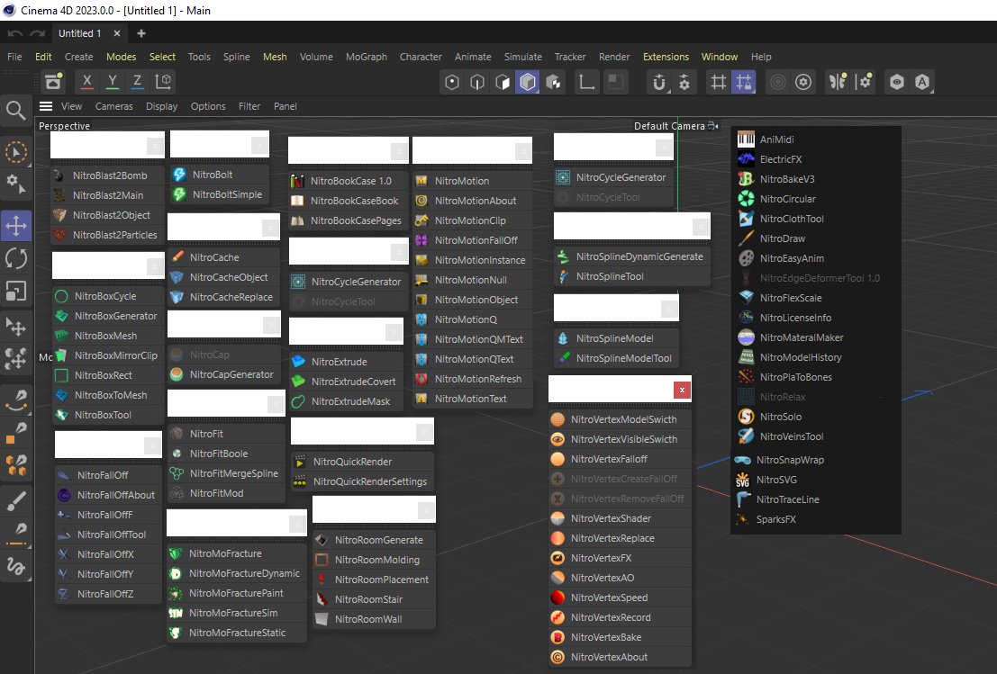 Hi all plugin working now in Cinema4D 2023
