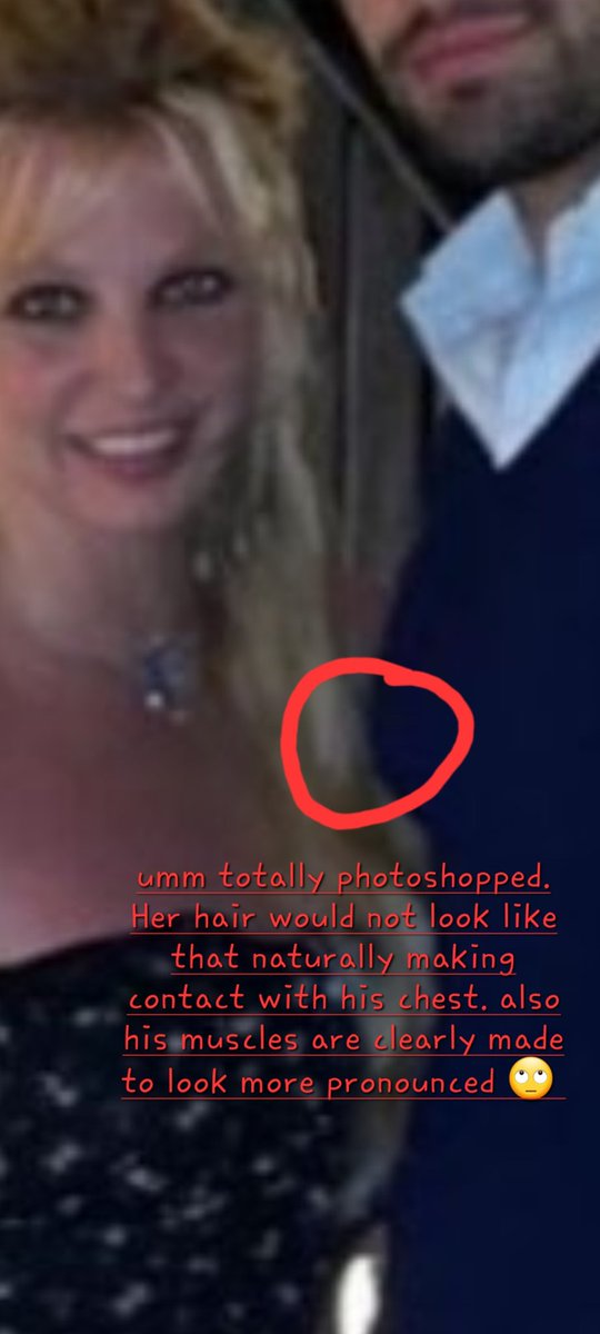 jwphilosophy's tweet photo. Did they really photoshop Britney into a picture of Sam?🤦🏽‍♀️ Also what's wrong with Sam's chest &amp; arm muscles 💪🏽🤔🙄😂 
💫IMO &amp; ALLEGEDLY💫 
#FreeBritney #JusticeForBritney #WhoIsSamAsghari #Photoshop #WhoRunsBritneysIG #CAARosengart #EndTheCarePlan #UnsealTheCarePlan #JailJamie https://t.co/l6wZ0Hb88M