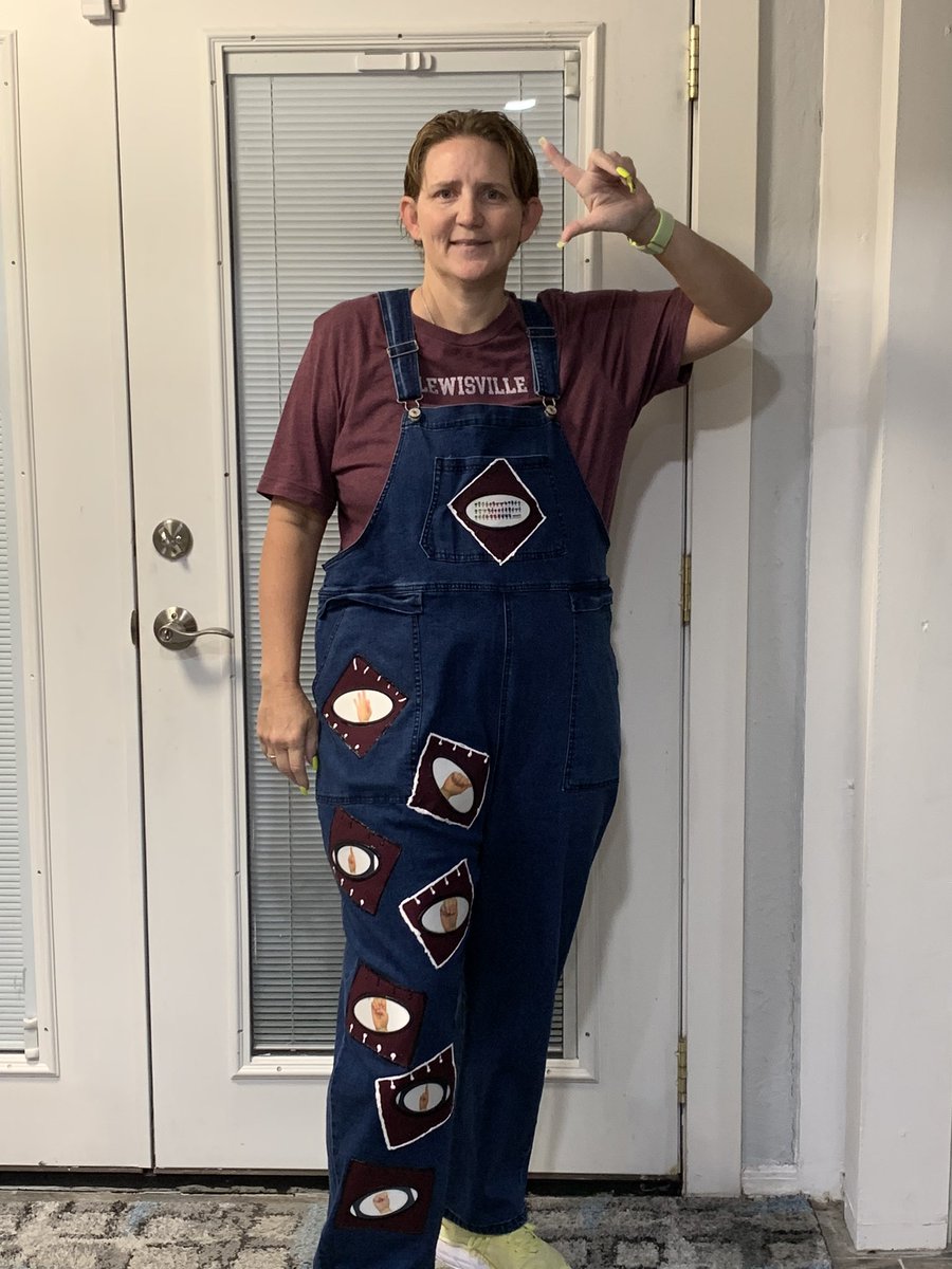 kaygustafson's tweet photo. Overall Day…what else for Farmer Nation!!  Take down those Skeeters tonight!  #allaslpatchesforme @lewisvillestuco #LHSspiritdays https://t.co/L7vivS2tD6