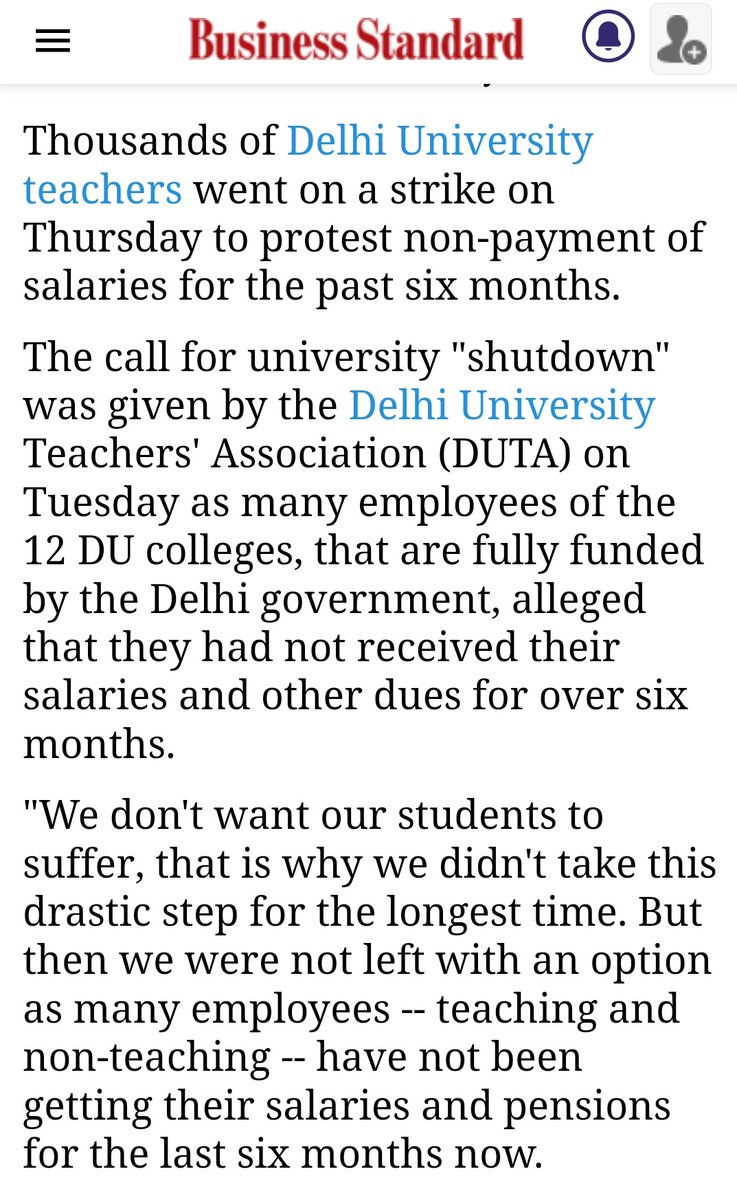 MongeringM's tweet photo. Salary Cut, delays.... ❓
DDU is under Delhi Government  believe... ❓❓❓
Who from @AamAadmiParty is going to do a PC on this ❓❓❓
@msisodia 
@SanjayAzadSln Or
@ArvindKejriwal https://t.co/SNtnRRVCKa