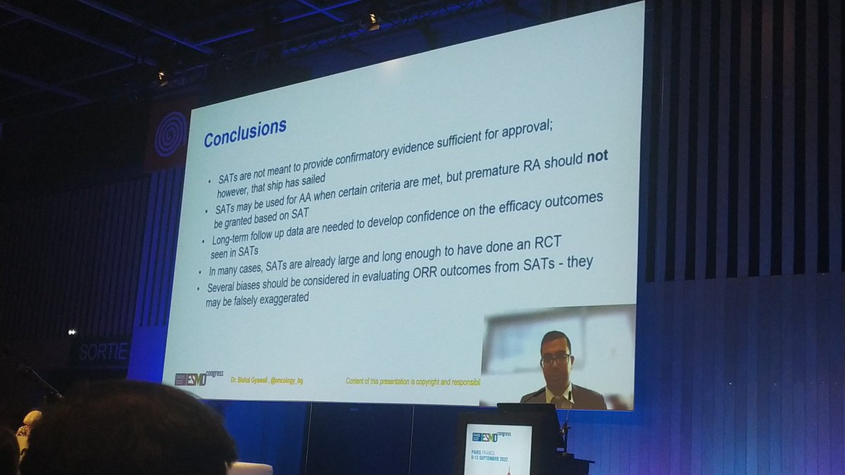 darioT_'s tweet image. Fabulous @oncology_bg for a greatest lecture on #singlearm trials at #ESMO22 🤩 @myESMO