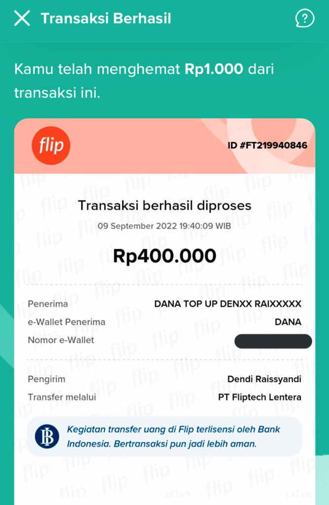 raissyandi_'s tweet photo. @flip_id simpen dulu di DANA biar ga kepotong bulanan BANK, dan pake FLIP gratis admin hihi https://t.co/7iSVSo1ZDB