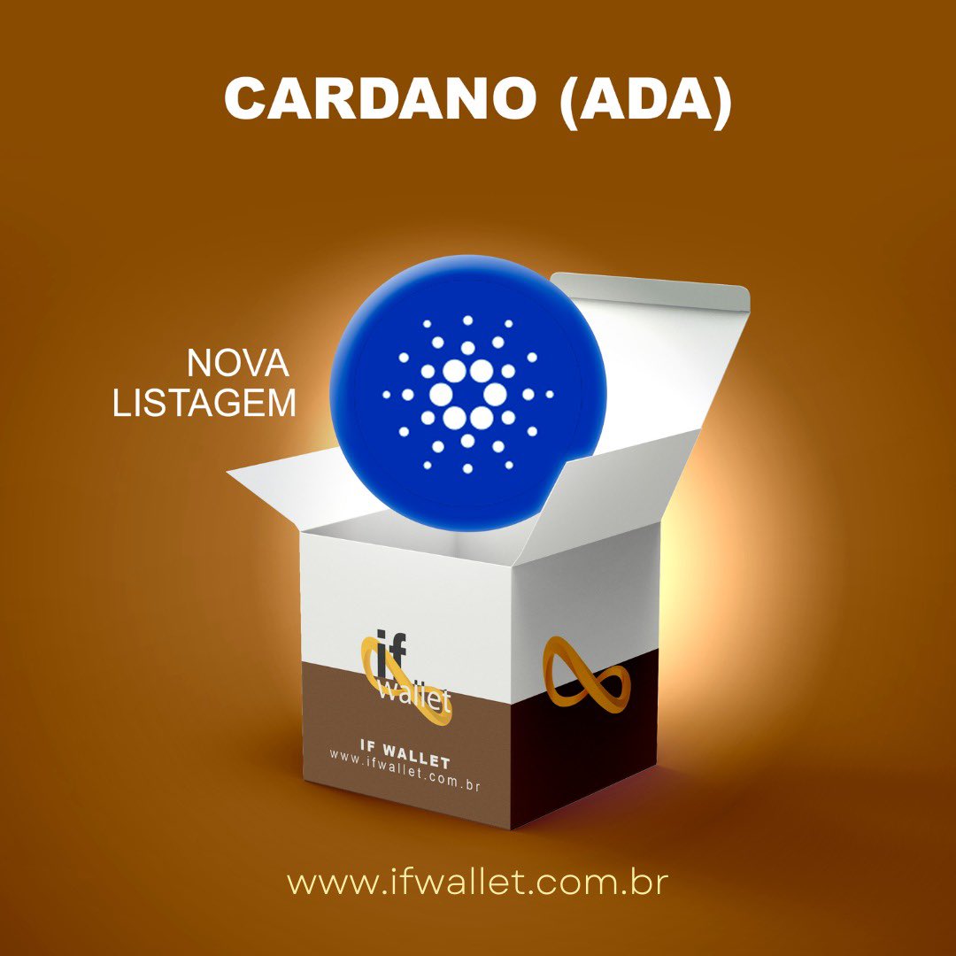 Integramos Cardano à IF Wallet!
Compre através de PIX, receba, transfira e troque (swap) de forma rápida e segura!
Faça o download agora da sua IF Wallet!

ifwallet.com.br