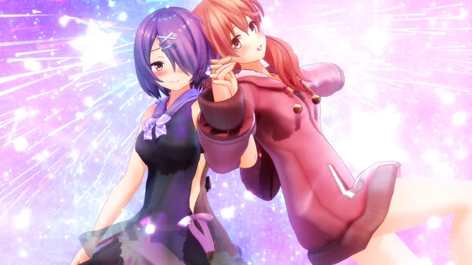 「どこまでもともに」<(C)Appland, Inc.>#ふたばあーと #あずきそあーと#北上双葉 #木曾あずき 