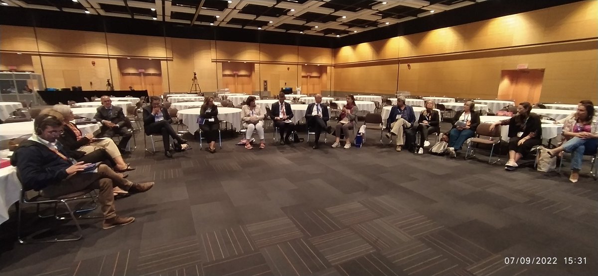 SR_OCPM's tweet photo. La Secretaría Regional de Europa del Sur y Mediterráneo de la OCPM continúa su exitoso trabajo en el 16º Congreso Mundial en Canadá. Córdoba será la sede del Congreso Mundial en 2024 y las ciudades de Evora, Luxembourgo, Viena y Túnez formarán parte del Consejo de Administración. https://t.co/OFg06y9LwM