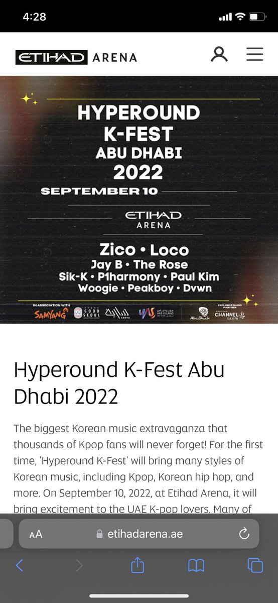 incainis's tweet photo. FOR SALE!! Platinum plus Hyperound K-Fest Abu Dhabi ( 2 tickets available ) 400aed
#forsaledubai #HyperoundK-FestAbuDhabi #HyperoundK-Fest #abudhabi #auh #kfest_abudhabi #kfest2022 #kfest_auh https://t.co/2hyGrIPIBH