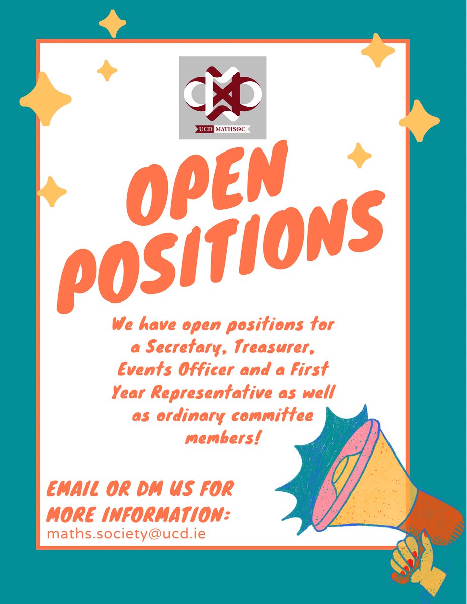 We have open positions on our committee! If you’re interested in joining follow the link below!

forms.gle/M8oL48sboMzsS3…